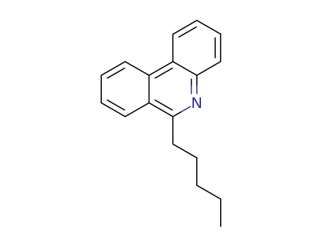Molecular Structure of 16171-51-0 (Phenanthridine, 6-pentyl-)