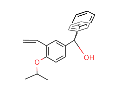Molecular Structure of 934165-44-3 ((4-isopropoxy-3-vinylphenyl)(diphenyl)methanol)