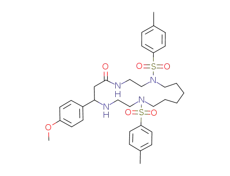 7-(4-methoxyphenyl)-1,11-bis[(4-methylphenyl)sulfonyl]-1,4,8,11-tetraazacycloheptadecan-5-one