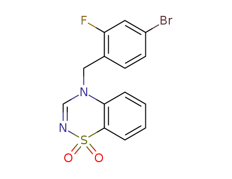 4-(4-bromo-2-fluorobenzyl)-4H-1,2,4-benzothiadiazine 1,1-dioxide