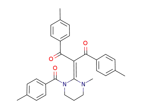 2-[1-methyl-3-(4-methylbenzoyl)tetrahydropyrimidin-2(1H)-ylidene]-1,3-bis(4-methylphenyl)propane-1,3-dione