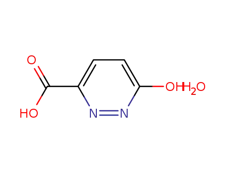 Molecular Structure of 306934-80-5 (6-OXO-1,6-DIHYDROPYRIDAZINE-3-CARBOXYLIC ACID MONOHYDRATE)
