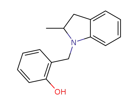 Molecular Structure of 1262391-77-4 (1-(2-hydroxy-benzyl)-2-methylindoline)