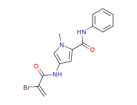 1H-Pyrrole-2-carboxamide,
4-[(2-bromo-1-oxo-2-propenyl)amino]-1-methyl-N-phenyl-