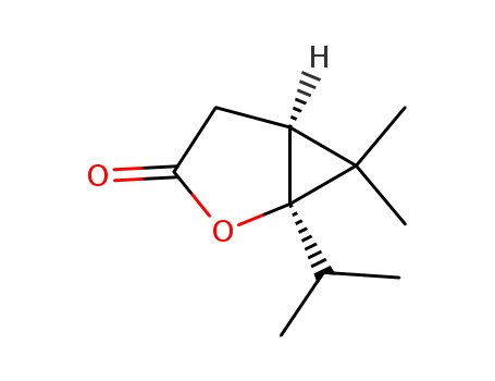 2-OXABICYCLO[3.1.0]HEXAN-3-ONE,6,6-DIMETHYL-1-(ISOPROPYL)-