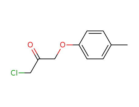 Molecular Structure of 27997-97-3 (1-Chloro-3-(p-tolyloxy)propan-2-one)