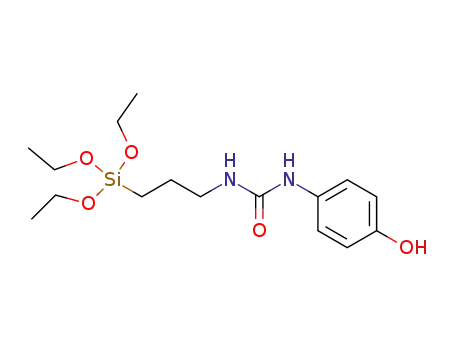 Molecular Structure of 1028843-30-2 (1-(3-(triethoxysilyl)propyl)-3-(4-hydroxyphenyl)urea)