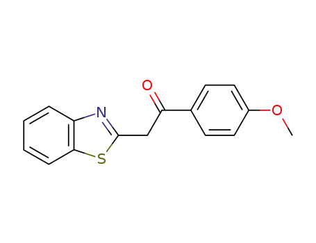 Ethanone, 2-(2-benzothiazolyl)-1-(4-methoxyphenyl)-