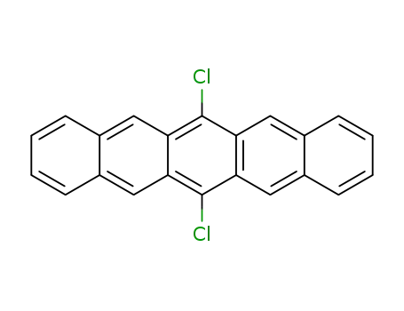 Molecular Structure of 59156-92-2 (Pentacene, 6,13-dichloro-)