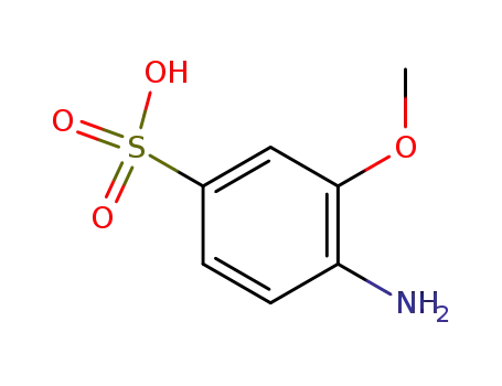 Molecular Structure of 6472-58-8 (3-methoxysulphanilic acid)