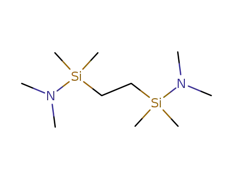 Molecular Structure of 91166-50-6 (1,2-BIS[(DIMETHYLAMINO)DIMETHYLSILYL]ETHANE)