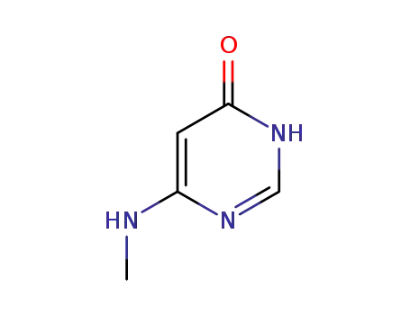 Molecular Structure of 1122-67-4 (4-Pyrimidinol, 6-(methylamino)- (6CI,7CI,8CI))