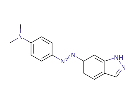Molecular Structure of 17309-87-4 (4-(1H-Indazol-6-ylazo)-N,N-dimethylbenzen-1-amine)