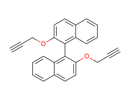 Molecular Structure of 156602-03-8 (1,1'-Binaphthalene, 2,2'-bis(2-propynyloxy)-)