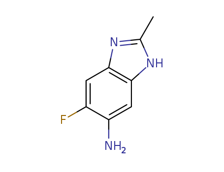1H-Benzimidazol-5-amine,6-fluoro-2-methyl-