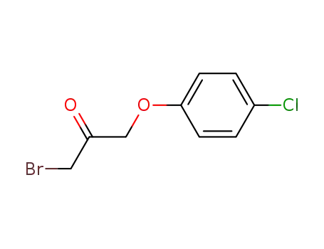 Molecular Structure of 177662-25-8 (2-Propanone, 1-bromo-3-(4-chlorophenoxy)-)