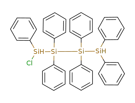 Molecular Structure of 192769-36-1 (Tetrasilane, 1-chloro-1,2,2,3,3,4,4-heptaphenyl-)