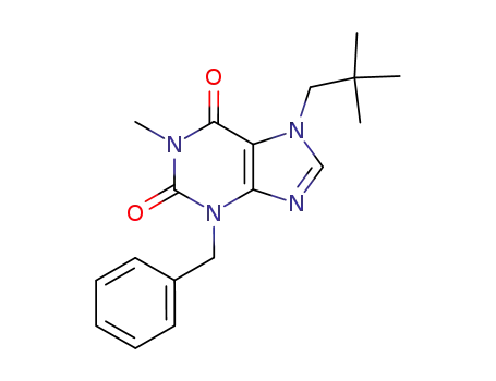 Molecular Structure of 155006-66-9 (3-benzyl-7-<(2,2-dimethyl)propyl>-1-methyl xanthine)
