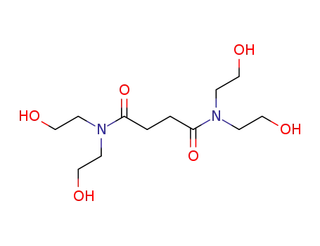 Molecular Structure of 6265-84-5 (N,N,N,N-tetrakis(2-hydroxyethyl)butanediamide)