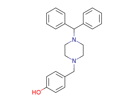 Phenol,4-[[4-(diphenylmethyl)-1-piperazinyl]methyl]-