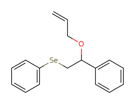 Molecular Structure of 185421-42-5 (Benzene, [[2-phenyl-2-(2-propenyloxy)ethyl]seleno]-)