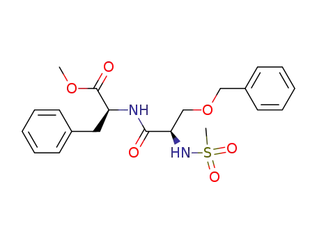 Molecular Structure of 192723-31-2 (L-Phenylalanine, N-(methylsulfonyl)-O-(phenylmethyl)-D-seryl-, methyl
ester)