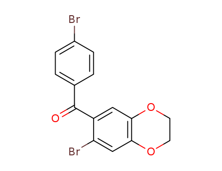 (6-bromo-2,3-dihydro-1,4-benzodioxin-7-yl)-(4-bromophenyl)methanone