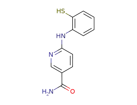 Molecular Structure of 165901-23-5 (6-<N-(2-mercaptophenyl)>aminopyridine-3-carboxamide)