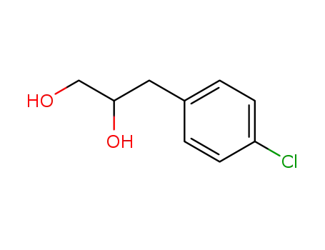 Molecular Structure of 102877-36-1 (1,2-Propanediol, 3-(4-chlorophenyl)-)
