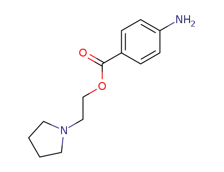 1-Pyrrolidineethanol, 4-aminobenzoate (ester)