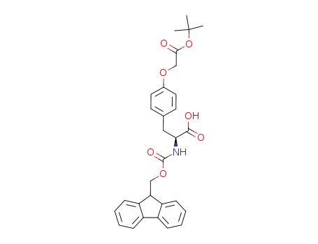 Molecular Structure of 181951-92-8 (FMOC-4-(TERT-BUTOXYCARBONYLMETHOXY)-L-PHENYLALANINE)