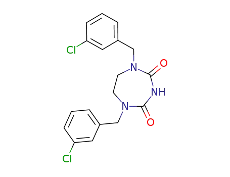 1,5-Bis-(3-chloro-benzyl)-[1,3,5]triazepane-2,4-dione
