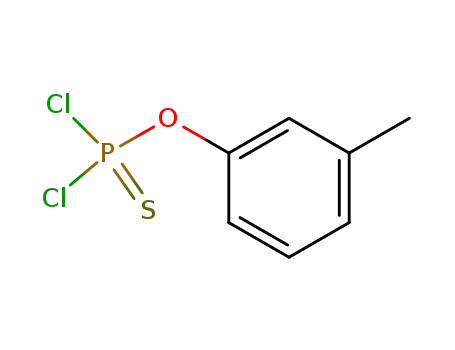 Molecular Structure of 165064-39-1 (dichlorothiophosphoric acid <i>O</i>-<i>m</i>-tolyl ester)