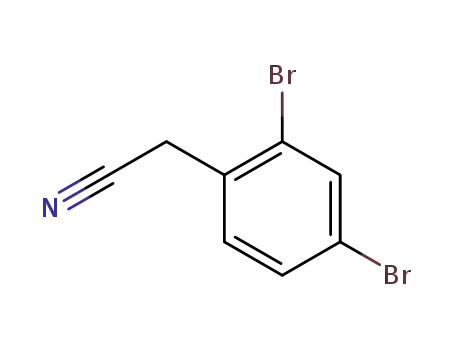 Molecular Structure of 66246-16-0 (2-(2,4-DIBROMOPHENYL)ACETONITRILE)