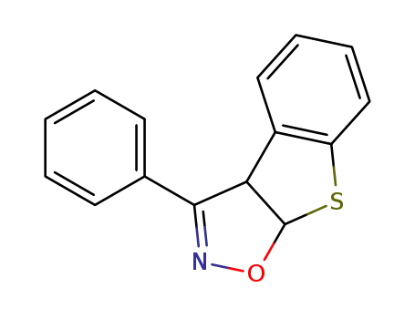 3-phenyl-(3a<i>r</i>,8a<i>c</i>)-3a,8a-dihydro-benzo[4,5]thieno[3,2-<i>d</i>]isoxazole