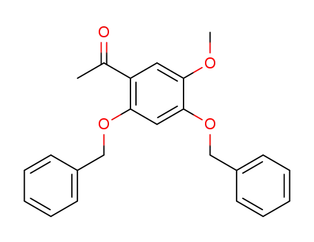 Molecular Structure of 7298-22-8 (1-[5-Methoxy-2,4-bis(phenylMethoxy)phenyl]-ethanone)