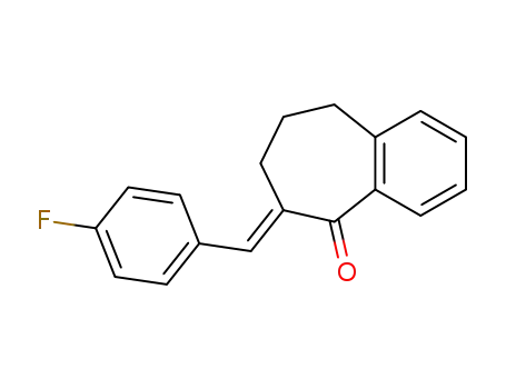 E-2-(4'-fluorobenzylidene)-1-benzosuberone