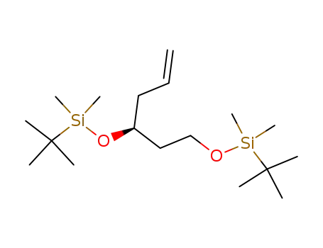 Molecular Structure of 366454-99-1 ((3S)-1,3-bis[(tert-butyldimethylsilyl)oxy]hex-5-ene)