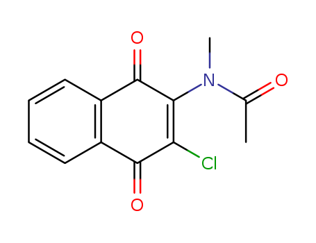 Acetamide, N-(3-chloro-1,4-dihydro-1,4-dioxo-2-naphthalenyl)-N-methyl-