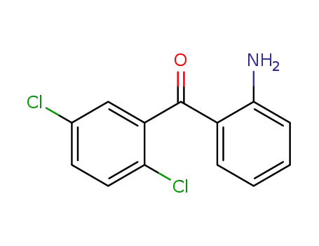 Molecular Structure of 21723-84-2 (2-AMINO-2',5'-DICHLOROBENZOPHENONE)