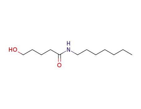 Molecular Structure of 130804-27-2 (Pentanamide, N-heptyl-5-hydroxy-)