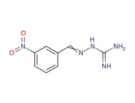 Molecular Structure of 90792-54-4 (Hydrazinecarboximidamide,2-[(3-nitrophenyl)methylene]-)
