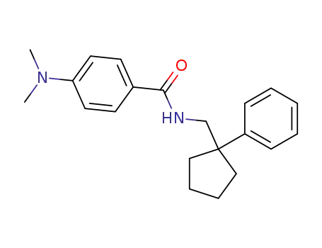 4-dimethylamino-N-(1-phenylcyclopentylmethyl)benzamide