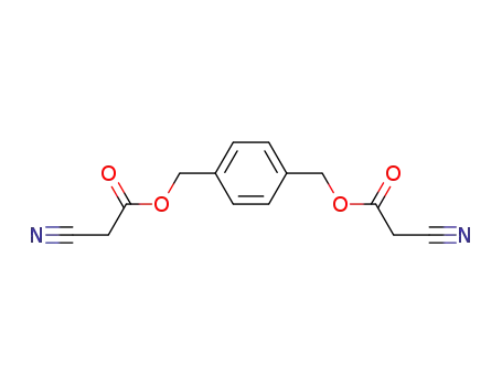 Molecular Structure of 51821-19-3 (1,4-bis(cyanoacetoxymethyl)benzene)
