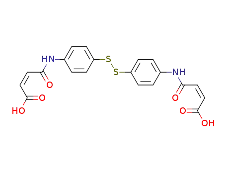 Molecular Structure of 86879-53-0 ((Z)-3-{4-[4-((Z)-3-Carboxy-acryloylamino)-phenyldisulfanyl]-phenylcarbamoyl}-acrylic acid)