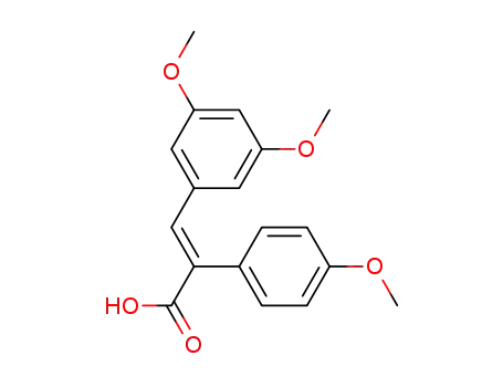 α-(4-methoxyphenyl)-m,m-dimethoxycinnamic acid