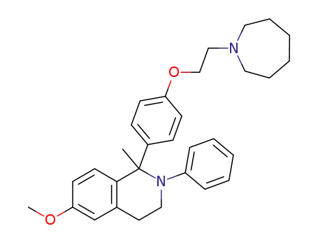 1-[4-(2-azepan-1-yl-ethoxy)-phenyl]-6-methoxy-1-methyl-2-phenyl-1,2,3,4-tetrahydro-isoquinoline