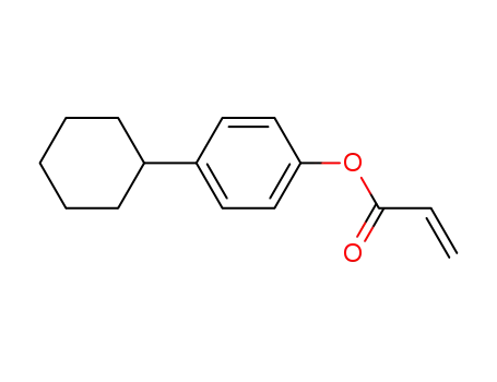 Molecular Structure of 46817-55-4 (2-Propenoic acid, 4-cyclohexylphenyl ester)