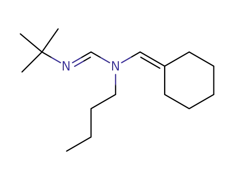 Methanimidamide,
N-butyl-N-(cyclohexylidenemethyl)-N'-(1,1-dimethylethyl)-