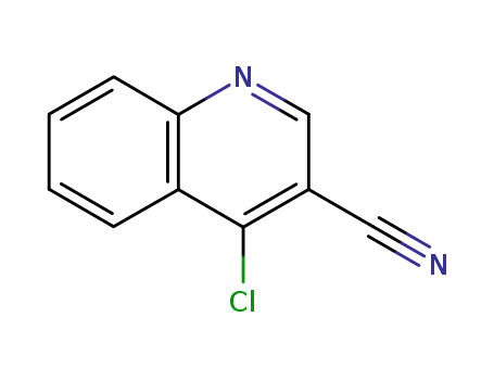 Molecular Structure of 69875-49-6 (4-CHLORO-QUINOLINE-3-CARBONITRILE)
